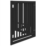 vidaXL Vrata za pse s vratašcima 4 panela sklopiva 320 cm drvo topole | shoptok.hr