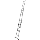 Corda Višenamjenske ljestve na izvlačenje (Radna visina: 6,2 m, Prečke 3 x 9, Aluminij)