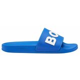 Boss plave muške papuče sa logom HB50498241 433 Cene