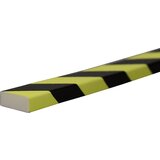 SHG Zaščita površin Knuffi®, tip D, 1 rola po 50 m, črno / fluorescenčne barve | Shoptok.si