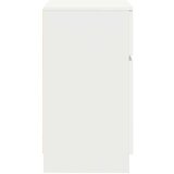 vidaXL Nočna omarica Bela 39x35x65 cm Inženirski les | Shoptok.si
