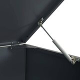 Spremnik za kantu za jednu kantu na kotačiće antracit boje 69x79x117 cm čelik | shoptok.hr