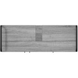  Set ormarića za kupaonicu 4 kom. Siva Sonoma 40 x 36 x 200 5 cm - Siva Sonoma Ormar ispod sudopera (1 vrata i 2 police) + viseći | shoptok.hr
