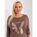 RELEVANCE Blouse-RV-BZ-8981.31P-brown | Shoptok.si