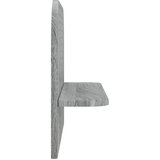  Zidna polica 2 kom. Siva Sonoma 60 x 13,5 x 37,5 cm | shoptok.hr