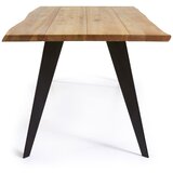 Kave Home Jedilna miza z mizno ploščo v hrastovem dekorju 90x160 cm Koda – | Shoptok.si