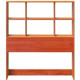 vidaXL Uzglavlje sa spremištem voštano smeđe 90 cm od masivne borovine | shoptok.hr