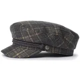Kape s šiltom Fiddler cap Siva