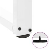  Noge za barski stol T-oblika 2 kom bijele 50x35x(90-91)cm čelik | shoptok.hr