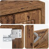  Ormar za cipele na zidu EDE 71 x 17 x 43 cm Konstruirano drvo | shoptok.hr