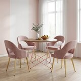 Premier Housewares Okrogla jedilna miza iz masivnega bresta ø 80 cm District – | Shoptok.si