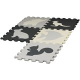  Edukativna podloga za igru - puzzle s elementima raznih životinja, siva 28 elemenata | Shoptok.si