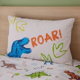 Catherine Lansfield Modra/bež otroška posteljnina za posteljico 120x150 cm Prehistoric Dinosaurs – | Shoptok.si