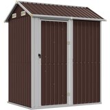  The Living Store Vrtna lopa rjava 192x152,5x237 cm pocinkano jeklo - Vrtna Lopa, (21453328) | Shoptok.si