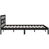  Za krevet od masivne borovine crni 140 x 190 cm | shoptok.hr