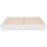  Okvir za krevet od masivnog drva bijeli 160 x 200 cm | shoptok.hr