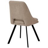 CARRYHOME STOL, kovina, tekstil rjavosiva | Shoptok.si