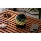 Gingko LED namizna svetilka v temni naravni barvi s steklenim senčilom (višina 9 cm) Stellar Ocean – | Shoptok.si