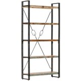 Police za knjige s 5 razina 90 x 30 x 180 cm obnovljeno drvo | shoptok.hr
