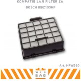 HEPA filter za BOSCH BSG/BSGL/Proparquet Art. HFWB60 Cene
