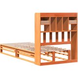  Krevet s regalom za knjige bez madraca 100 x 200 cm od borovine | shoptok.hr