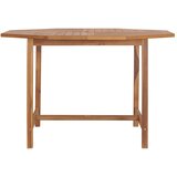 Maison Chic vrtna miza - vrtna jedilna miza 110x110x75 cm trdna tikovina, (21715446) | Shoptok.si