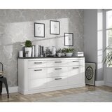 Premium Living Komoda Montreal, Bela, Barva Pinije | Shoptok.si