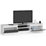 AKORD Tv Omarica, 2 Vrata, Bela/Siva, (5000331798) | Shoptok.si