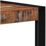 vidaXL Zidna polica, višebojna 35x35x100 cm puno drvo, obrađeno | shoptok.hr