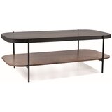 Molarem Home stolić PRIMA A - jantarno kaljeno staklo + MDF + prirodni furnir | shoptok.hr