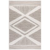 Elle Decoration Rjava/kremno bela zunanja preproga 160x230 cm Gemini – Cene