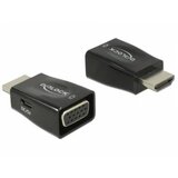 Delock 65902 HDMI / VGA adapter [1x muški konektor HDMI - 1x 15-polni ženski konektor D-Sub] crna | Eponuda.ba
