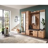 Linea Natura garderobna omara masivno barve hrasta, barve jesena | Shoptok.si