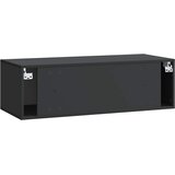 TV ormar za zid 98 x 41 x 30 cm Crna Konstruirano drvo Zidne | shoptok.hr