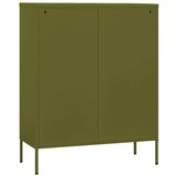 vidaXL Ormarić za pohranu maslinasto zeleni 80 x 35 x 101,5 cm čelični | shoptok.hr