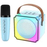  ZVUČNIK GIGATECH RIO (USB/TF/BLUETOOTH) KARAOKE S WIRELESS MIKR.,DJEČJI,PLAVI | Eponuda.ba