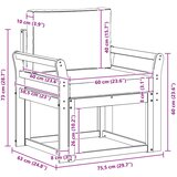  2 Komad Set vanjskih sofa Poliester Bijela i Bež | shoptok.hr