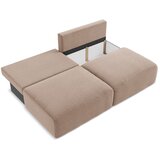 Makamii Svjetlo smeđa sklopiva/s prostorom za odlaganje sofa 216 cm Kalena – | shoptok.hr