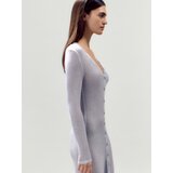 Reserved - Haljina s gumbima - pastelnoružičasto | shoptok.hr