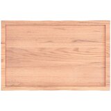 Stolna ploča svjetlosmeđa 100x60x(2-4) cm obrađena hrastovina | shoptok.hr