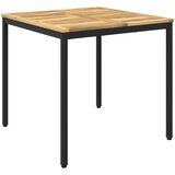  Stol za večeru u vrtu Bijela i crna 80 x 80,5 x 75 cm | shoptok.hr