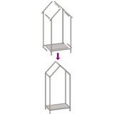  stojalo za drva antracit 40x25x90 cm hladno valjano jeklo | Shoptok.si