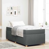  Krevetna konstrukcija Tamno siva 100 x 200 cm tkanina Cijene