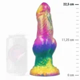 - IRIS DILDO WITH RAINBOW TESTICLES OF PLEASURE