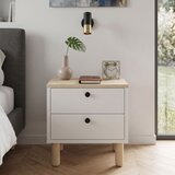 Hanah home noćni ormarić Rayme, 44,5 cm, hrast Sapphire / beli u