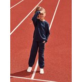 Fruit Of The Loom Granatowa bluza dziecięca Set-In Sweat Cene
