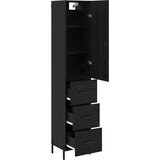  Highboard Crni hrast 34,5 x 34 x 180 cm Konstruirano drvo | shoptok.hr