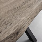 Bessagi Home jedilna miza rico, barva hrasta | Shoptok.si