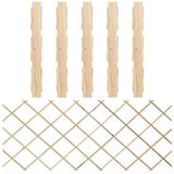 vidaXL Rešetkaste ograde 5 kom od masivne jelovine 180 x 80 cm | shoptok.hr