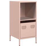 vidaXL Komoda ružičasta 35x39x73,5 cm hladno valjani čelik | shoptok.hr